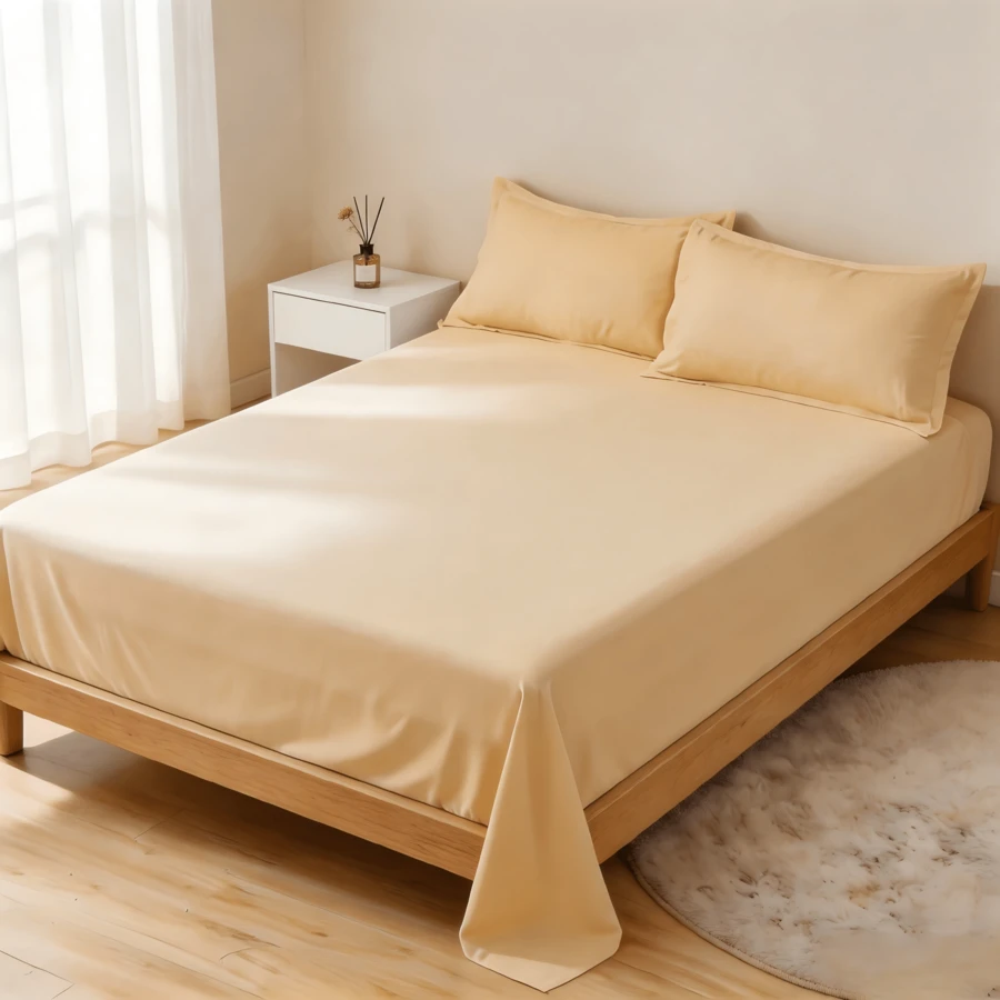 Flat Sheets - Beige - View 1