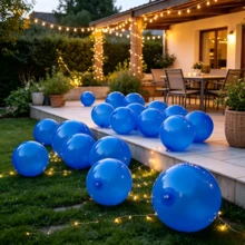 Solid-Color PVC Inflatable Beach Ball. Multiple Colors Available. Summer Water Inflatable Ball. Suitable For Beach And Pool Parties Decoration, As Well As Adult Gifts. - Multicolor - View 4