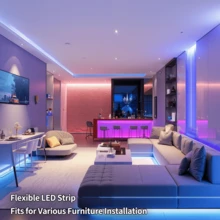 RGB LED Strip Lights 24 Key Remote Control USB Powered Color Changing Light Strip For Bedroom TV Backlight Home Decoration - 24K-3535RGB - View 8