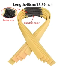 1 pieza banda de goma plana para tirachinas de 2.0mm de grosor con alta elasticidad, potencia extra, alta durabilidad y resistencia al congelamiento - Amarillo - Ver 7