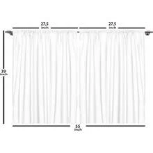 2pc 28*40inch Floral Leaves Curtain For Kitchen Bathroom Watercolour Pink Flower Rod Pocket Window Tier Curtains Valance Plant Printed Curtains - 2件-28*40英寸 - 查看 3