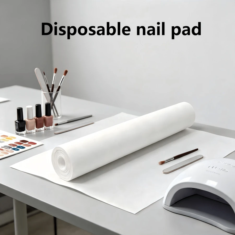 Disposable Tattoo Table Pad Roll, Anti-Ink & Waterproof Countertop Isolation Cloth, Effectively Isolates Ink Stains, Keeps Tattoo Workbench Clean, Protective Table Cover For Professional Tattoo Artists & Beginners - White - View 1
