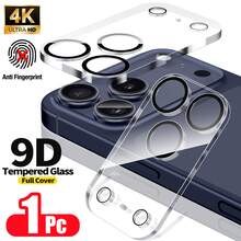 Yezodawee 3pcs Camera Lens Protector Film Compatible With IPhone 16e 14 Pro Max 15 Pro Max 16 Pro Max 14 Pro 13 15 Plus Phone Accessories Camera Screen Cover 9H Tempered Glass Shatterproof Protective Case - Clear - View 52