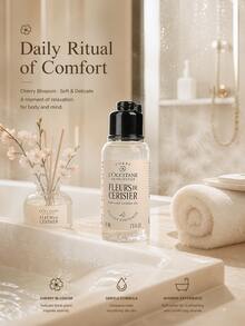 L'Occitane 甜櫻花沐浴露 75ml - 溫和清潔、保濕且芬芳；旅行裝適合出差、度假和日常沐浴 - 甜蜜櫻花沐浴露 75ml - 查看 4