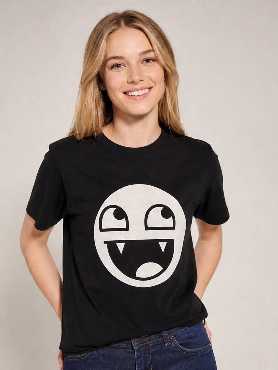 Women T-Shirts - 黑色 - 查看 1