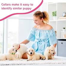 24 Pcs Puppy Collar And Leash Set, Adjustable Colorful Dog Collar And Leash Quick Release Clip Buckle Puppy Collars Whelping Collar For Small Medium Dogs Walking Training - Multicolor - View 9
