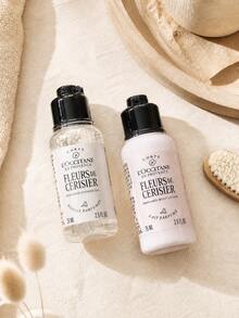 Set de baño con fragancia de flor de cerezo dulce de L'Occitane, gel de ducha de 75ml y loción corporal hidratante profunda con aroma floral de todo el día, bolsa de aseo portátil esencial para viajes - Gel de ducha 75 ml + Loción corporal 75 ml - Ver 5