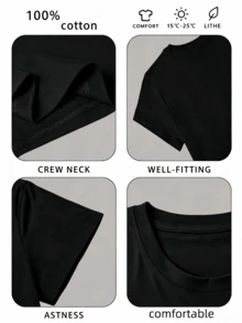 Stick Figure Joke Sarcastic Anti-Social Shirt Ignore People T-Shirt T Shirt For Men - Black - View 3