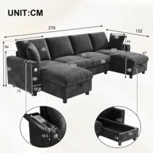 Sofas & Couches - Grey - View 2
