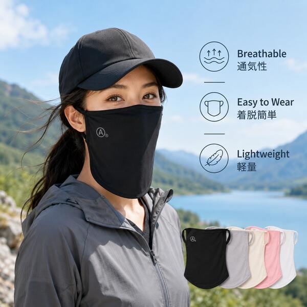 Protección Solar para Cara y Cuello, Máscara Facial Transpirable de Secado Rápido con Protección UV para Ciclismo, Senderismo, Conducción, Pesca, Playa, Viajes y Actividades al Aire Libre en Verano