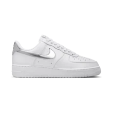 Nike Air Force 1 '07 SE White Metallic Silver - 白色 - 查看 1