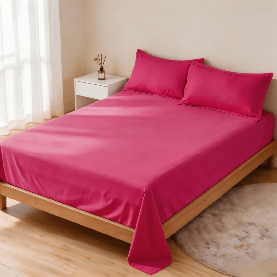 Flat Sheets - Hot Pink - View 1