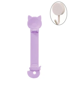 Multifunctional Cat Treat Feeding Spoon, Pet Snack Squeezer With Sealing Clip, Portable Cat Food Bag Snack Dispenser - Multicolor - View 11