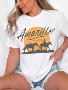 Women T-Shirts - 白色 - 查看 4