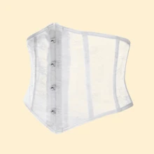 1件女款收腰束腹腰圍訓練器 - 白色 - 查看 2