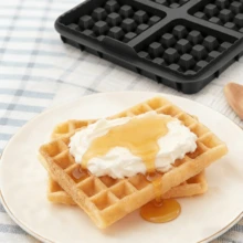 1/2 cái khuôn nướng bánh waffle vuông đa năng, khay nướng chống dính dễ vệ sinh, phù hợp cho hầu hết nồi chiên không dầu 4-7QT, tái sử dụng được, dùng cho bánh waffle kiểu Bỉ, socola, bánh pancake và trứng khối, thiết kế nhỏ gọn, dùng được với máy rửa bát, phụ kiện nhà bếp, dụng cụ nướng bánh cho bếp gia đình - Xem 6