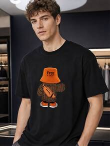 Men T-Shirts - Black - View 4