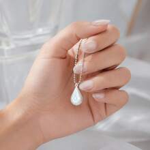 Dreamy Water Drop Water Harp Bell Pendant, Gold And Silver Bead Chain, Multiple Colors Available, Crisp Sound, Bag Charm, Phone Lanyard Keychain Accessory, Lucky Bell, Backpack USB Drive Decoration, Healing Gift For Girls, Birthday Christmas Holiday Gift - Multicolor - View 7