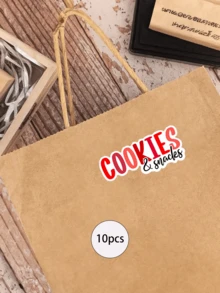 10pcs Customized Name Stickers, Personalized Text Labels, Waterproof Stickers For Water Bottles, Notebooks, Computers, Kids Stickers - Multicolor - View 8