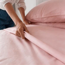 Flat Sheets - Baby Pink - View 3
