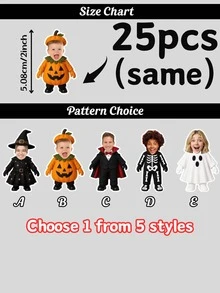 1/10/25/50/100/150pcs Personalized Halloween Photo Cupcake Toppers, Custom Face Photo Design, Easy To Insert Into Cakes, Suitable For Birthdays, DIY Party Lovers, Event Planning, Cake Decoration Dessert Garnish Party Supplies - Multicolor 2 - View 9