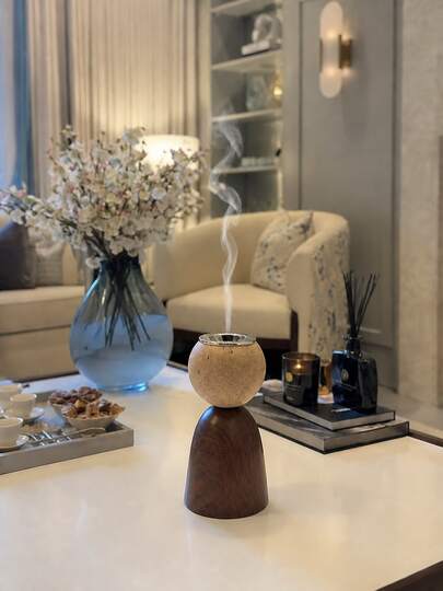 This Newly Designed Incense Burner, With A Stylish Design Inspired By The Gulf Region, Is Specifically Crafted For Agarwood And Spices, Showcasing Your Elegant Taste And Perfectly Complementing Your Home Environment.