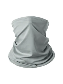 1pc Or 2pcs Or 3pcs Unisex Solid Color Balaclava Sun Protection Face Mask Neck Gaiter, Suitable For Daily Outings, Hiking, Vacation, Fishing, Cycling And More - Multicolor - View 9
