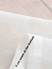 1pc Pure White Sheer Panel Curtain, Suitable For Living Room/Bedroom/Study/Dining Room/Balcony Home Decor, Rod Pocket Design - White - View 10