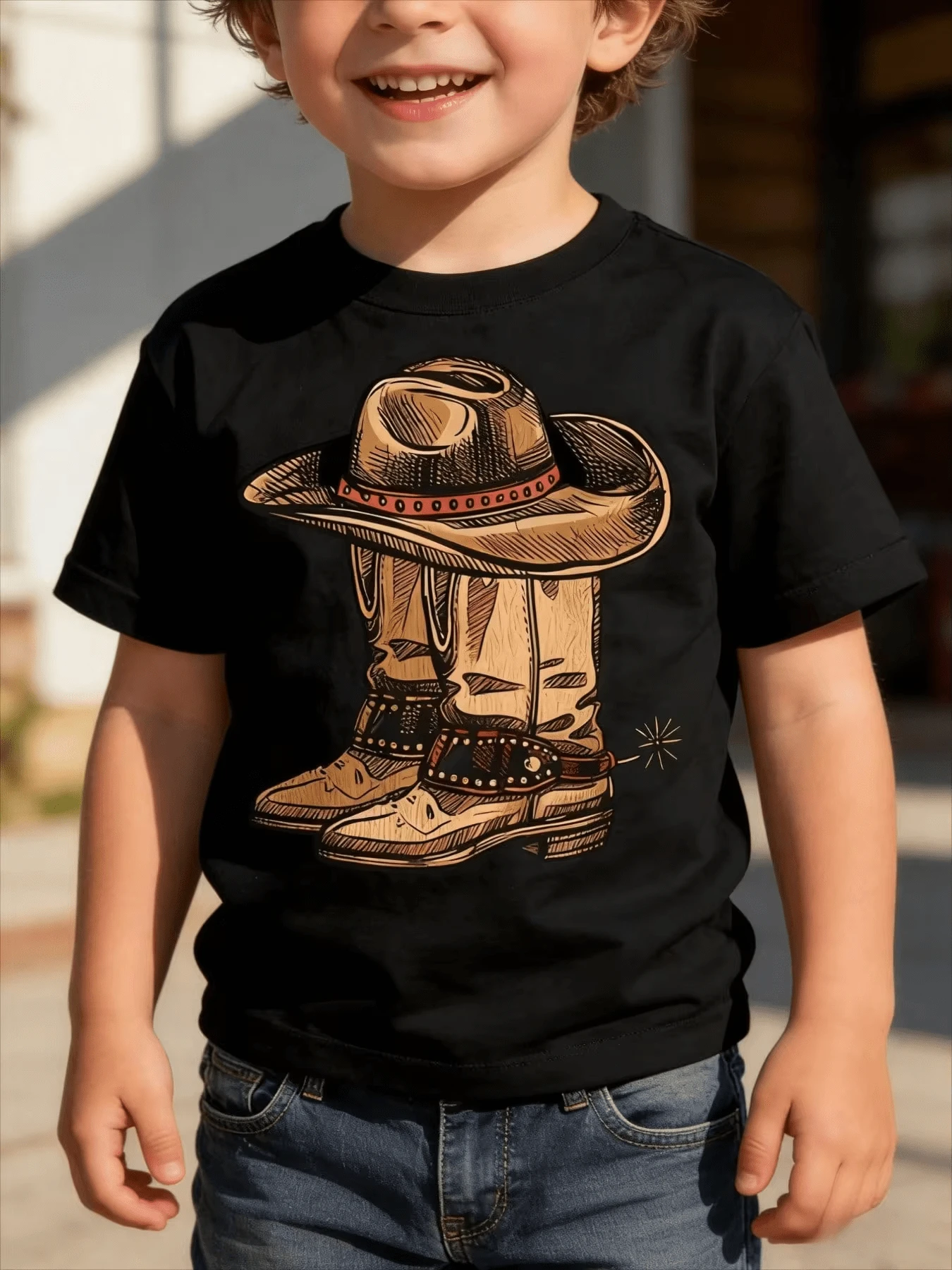 Tween Boys T-Shirts - Black - View 1