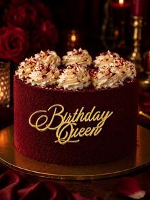 1個/3個/5個「Birthday Queen」PMMA蛋糕插牌，現代字母蛋糕裝飾，生日派對蛋糕裝飾禮物，蛋糕裝飾，蛋糕插牌裝飾，烘焙裝飾，烘焙用品，蛋糕用品，廚房必需品，節日禮物 - Style C - 查看 2