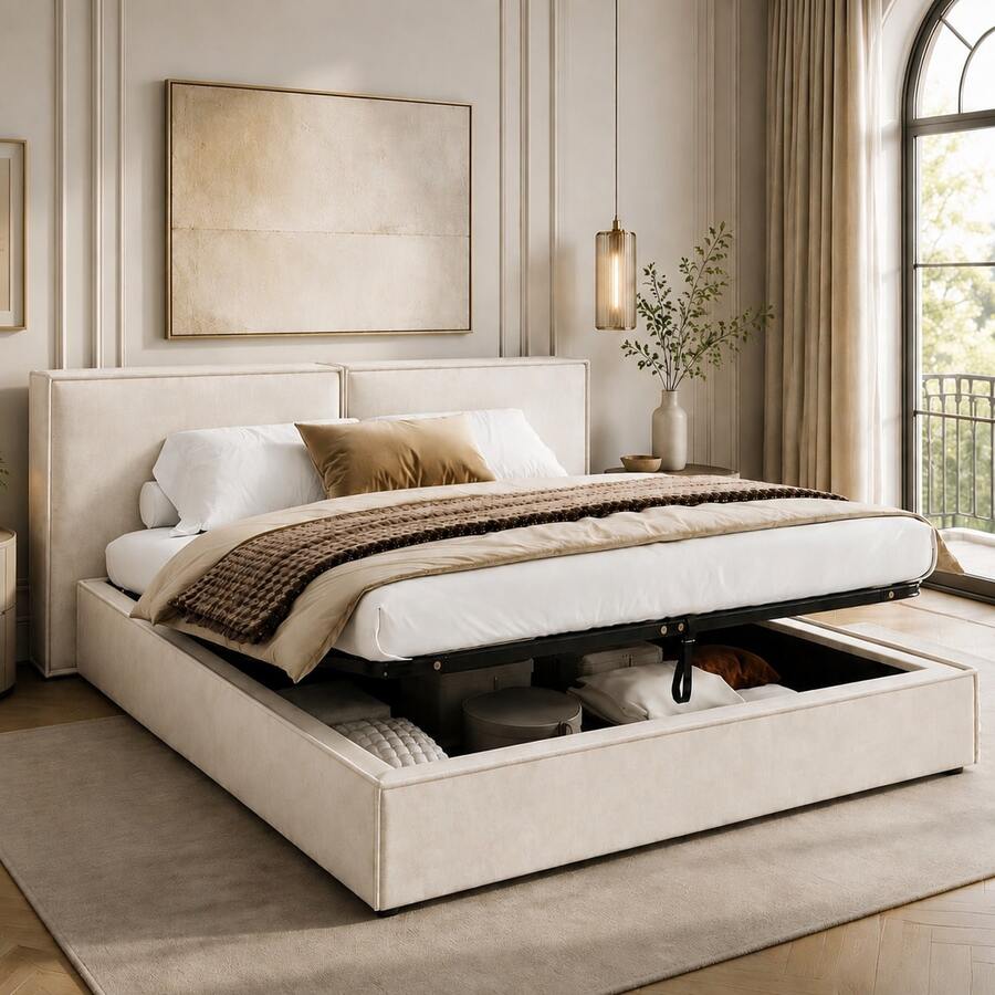 Bed Bases & Foundations - 米色 - 查看 1