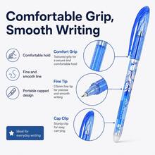 85-Piece Erasable Gel Pen Set, 3 Refillable Erasable Pens With 80 Replacement Refills And 2 Erasers, Smooth Writing Pens For Students, School, Office, Homework, Note Taking, Journaling, Planning And Everyday Writing - Multiple Styles - View 3