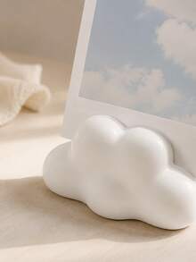 Cloud Photo Holder, Cloud Shaped Photo Display Clip, Minimalist Memory Photo Frame Decor, Nursery Desktop Decoration - Photo Card - View 5