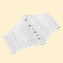 1件女款收腰束腹腰圍訓練器 - 白色 - 查看 4