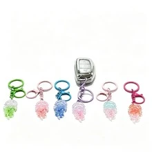 1pc/Random Color 5pcs/Dynamic Sparkling Jellyfish Car Keychain/Glow-In-The-Dark Jellyfish Needs To Absorb UV Rays During The Day To Emit Light At Night/Ocean Element Bag Charm/2D/Multi-Color Optional/Suitable For Keychain Pendant, Bag Decoration, Car Keychain - View 9