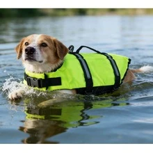 Adjustable Reflective Large Dog Life Jacket | Summer Buoyancy Pet Safety Vest | Increased Buoyancy For Swimming, Surfing And Boating | Let Your Pet Play In The Water And At Sea - Multicolor - View 8