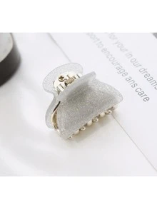 Fashionable Versatile Shiny Mini Hair Claw - Multicolor - View 3