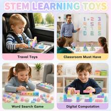 Macaron Colorful Magnetic Building Blocks, Mini Travel Portable Set, Educational Preschool STEM Sensory Toy, DIY Construction, Gift For Boys And Girls - Multicolor - View 4