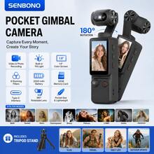 Kamera Saku Perekam Video HD SENBONO - Baterai 2000mAh, Layar 1,9 Inci yang Dapat Diputar 180°, Webcam, Port Pengisian Daya USB-C, Kamera Kompak Audio-Video Mini, Kamera Olahraga Luar Ruangan, Cocok untuk Olahraga Luar Ruangan, Bersepeda, Perjalanan, dan Adegan Lainnya - View 4