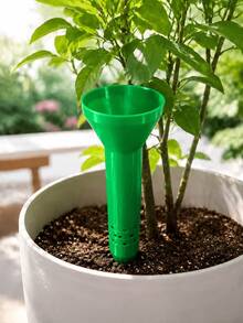Deep Root Watering Funnel Plant Root Irrigation Tool Underground Water Injector Slow Release Watering Spike Suitable For Garden Potted Plants Vegetables Flower Beds - Multicolor - View 2