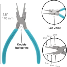 1/3/5pcs Jewelry Making Tool Set, 6-In-1 Pliers For 3-10mm, 2D Flat Nose Pliers, Nylon Flat Nose Pliers, Bent Nose Pliers, Suitable For Bending Metal Wire, Perfect For Beading, Ring Making And Shaping - Pliers - View 3