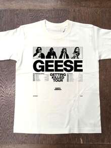 Men's T-ShirtGeese Band The Getting Killed Tour T Shirt Full Size S 5Xl, PLUS SIZE - 白色 - 查看 1