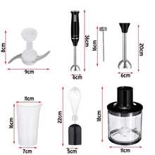 SOKANY 5-In-1 Multifunctional Electric Mixer, 800W High Power Cooking Machine, Suitable For Beating Eggs, Mixing Meat, Making Baby Food And Juicing, Perfect For Home And Hotel Use, Also Suitable For Fruit Food Supplements - Black - View 11