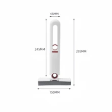 Expandable Mini Mop - Dry & Wet Cleaning, Compact Space-Saving Design, Durable Plastic Construction, Suitable For Kitchen, Bathroom, Living Room, Car Glass - Multi-Function Cleaning Tool, Bathroom Cleaning, Stylish Handle Design, Efficient Cleaning Head, Floor Cleaning Mop - Multicolor - View 3