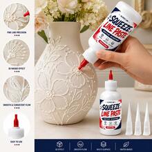 Golden 3D Texture Paste For Artists - Sculpting & DIY Clay For 3D Art, Paintings, Paper Crafts, Suitable For DIY Crafts Halloween & Christmas - Rose Gold - View 2