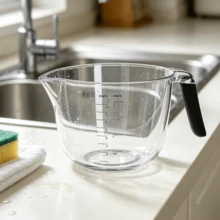 Mixing And Measuring Jug With Handle, 2-Liter Capacity, Easy To Clean, Black, 25.1 X 22.6 X 12.9 Cm - Transparent - View 6