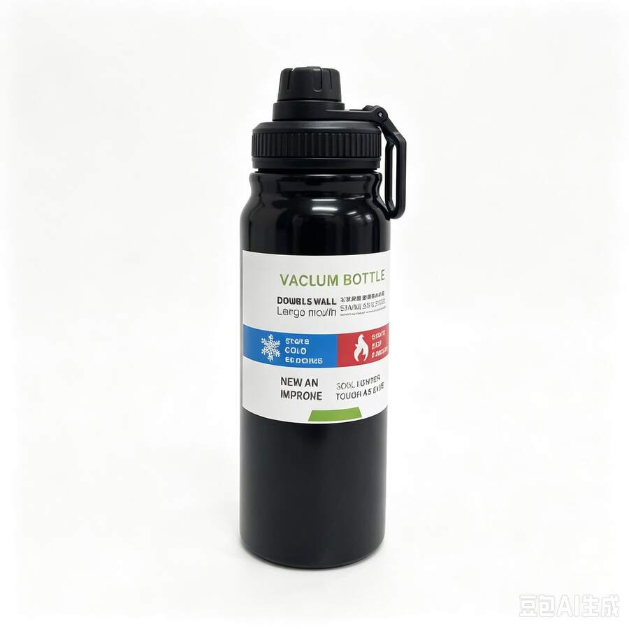 Vacuum Flasks & Thermoses - Black - View 1