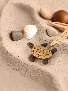 50/30/10/1pc Mini Turtle Figurines, Fairy Garden Turtle Resin Model, Aquarium Decor, Moss Landscape Decoration, DIY Craft, Beach Theme Party, Outdoor Garden Decor - A - View 4