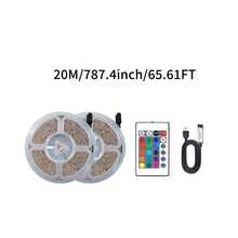 RGB LED Strip Lights 24 Key Remote Control USB Powered Color Changing Light Strip For Bedroom TV Backlight Home Decoration - 24K-3535RGB - View 16