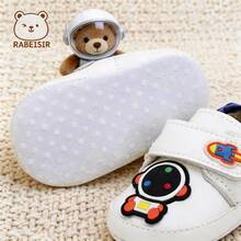 RABEISIR 婴幼儿宇航员图案运动鞋，春秋季 - 白色 - 查看 4